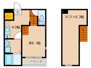 エクセラン白鳥の物件間取画像